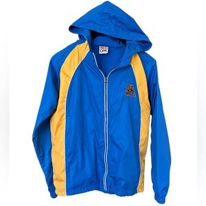 UCLA Bruins Hooded Windbreaker Jacket Blue Gold Fleece Lined Youth 14–16